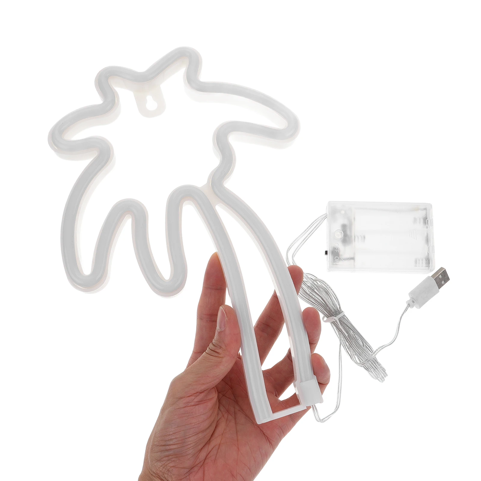 

Coconut Tree Shape LED Neon Decorative Lights Lamp USB Powered Operated Room Atmosphere Lighting Signs
