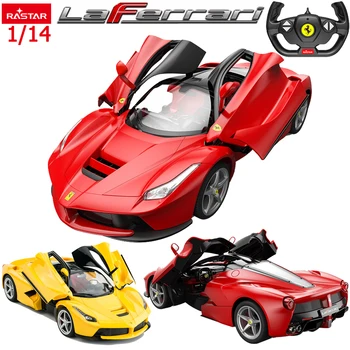 1:14 RASTAR Ferrari Laferrari RC toy cars 4.8V 600mAh LED lights to open the doors Simulated interior toys for children adult