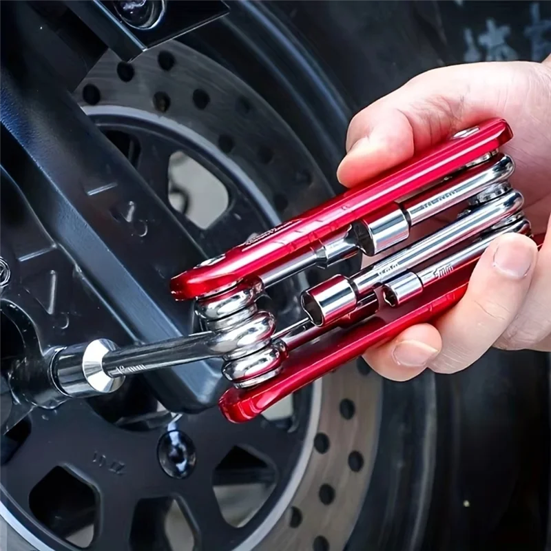 

EYFL-Portable Sleeve Tool Set, Folding Socket Wrench, Multifunction Household Tools Outdoor