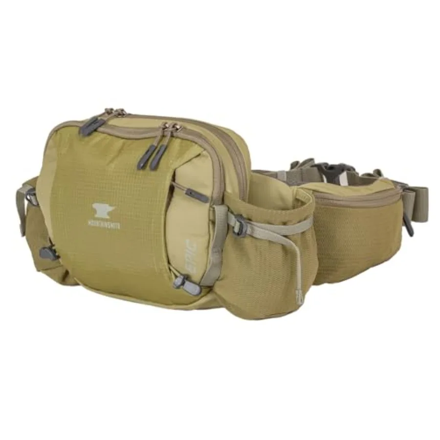 

Epic Lumbar Small Waist and Fanny Pack Running Hiking Cycling Travel and Outdoor Sport Activities with Dual Water Bottle Pocket