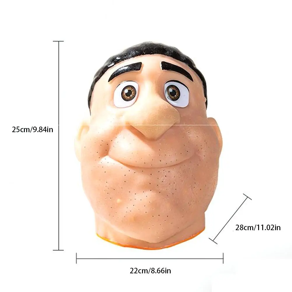 Stress Verlichten En Puistje Knijpen Speelgoed Grote Hoofd Mee-eter Puistje Bes Neus Model Ontluchting Stress Verlichten Pop Speelgoed