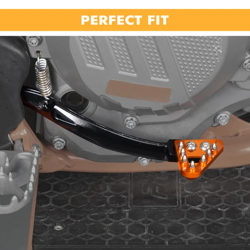 Imagen 2 del producto NICECNC para KTM EXC 300 EXCF 350 SX 125 SXF 450 XC XCW TPi 2017-2023 palanca de cambio de Pedal de freno de aluminio forjado ajustable