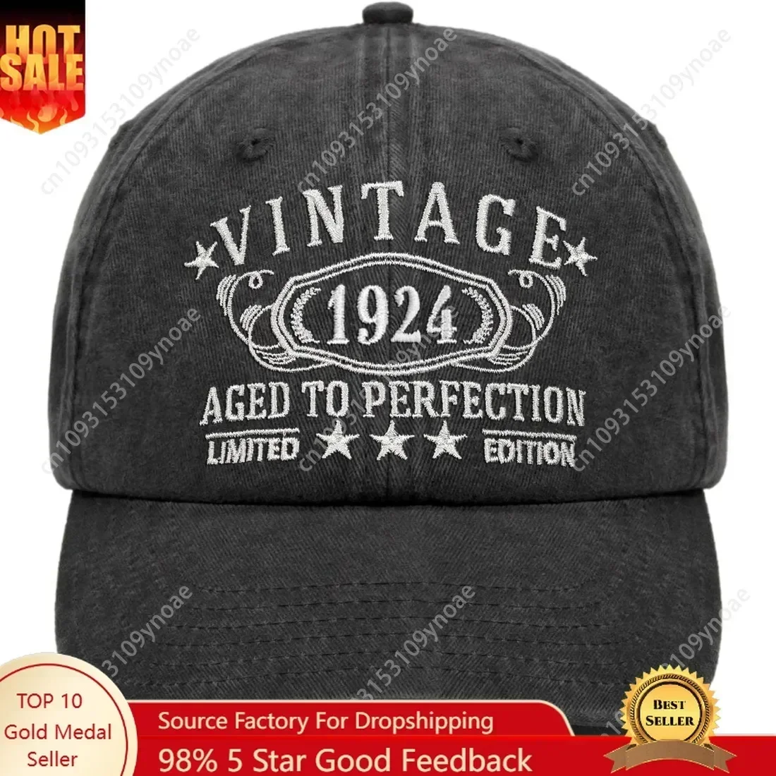 

Vintage 1955 Aged To Perfection Embroidered Baseball Cap Cotton Man Women Trucker Hat Outdoor Activies Dad Hats Adjustable