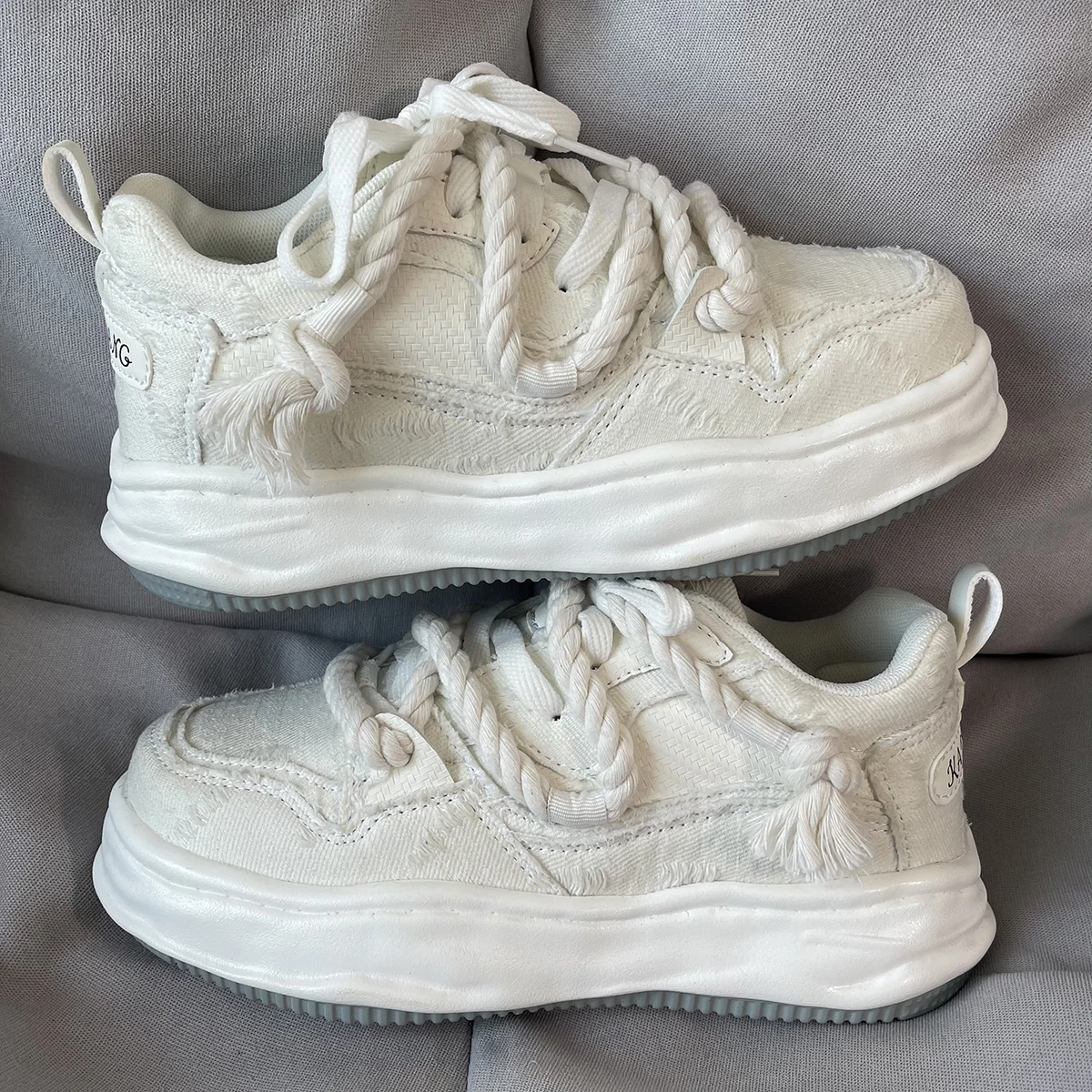 

Trendy Men's oes Spor Retro Thi Bot Heightening Soluble oes Couple Match Casual Board oes Comfortable Breathable