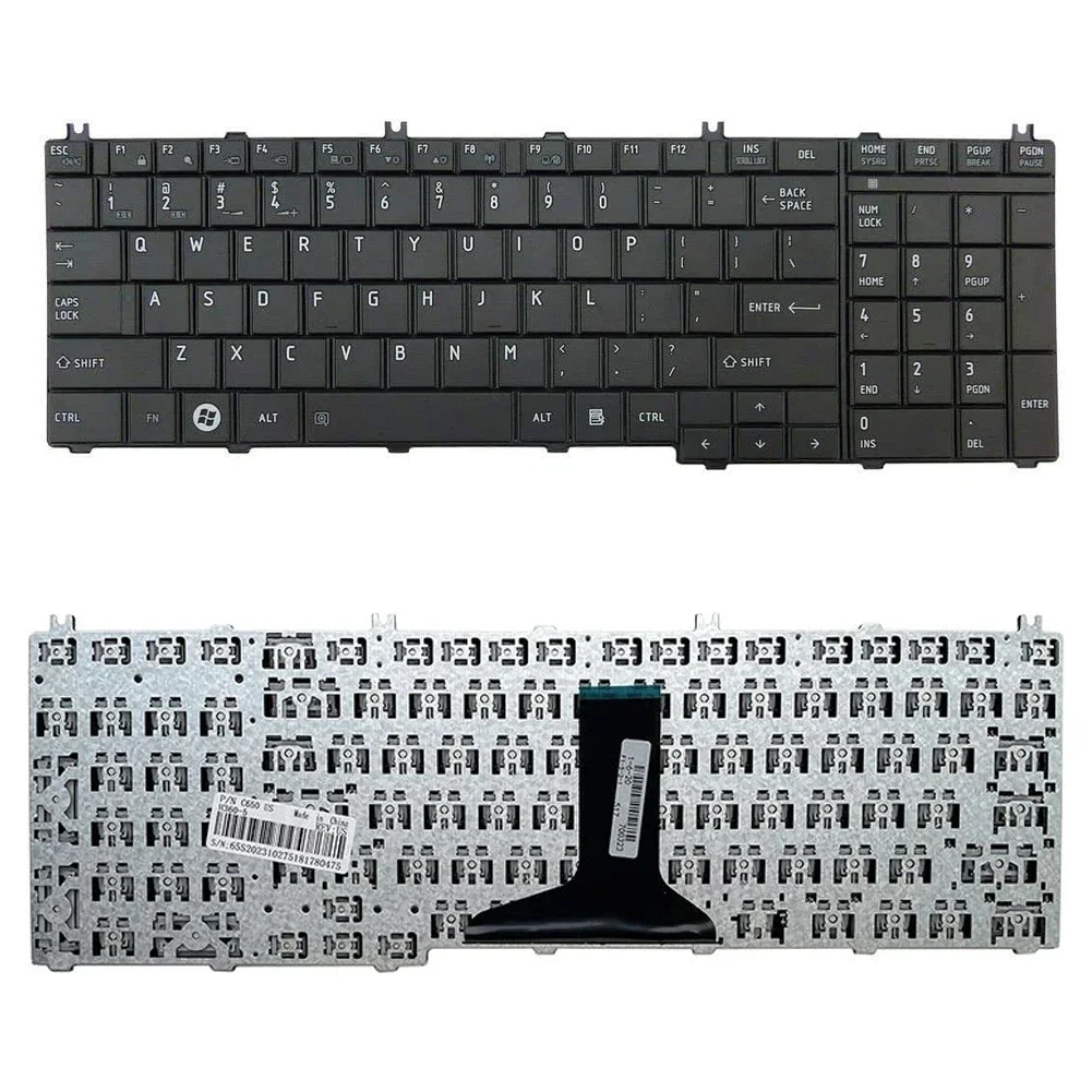 Replacement keyboard For Toshiba Satellite L670 L670D L675 L675D C660 C660D C655 L655 L655D C650 C650D L650 C670 L750 L750D