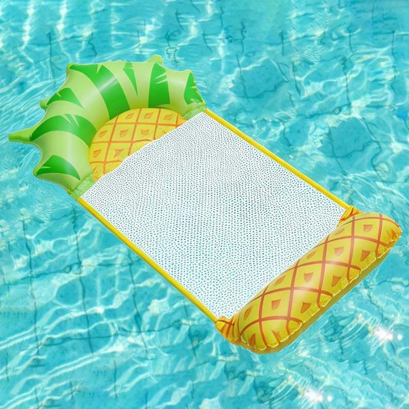 Faltbare schwimmende Frucht-Hängematte, aufblasbarer Wasserliegestuhl, Sommer-Schwimmbad-Wasserhängematte