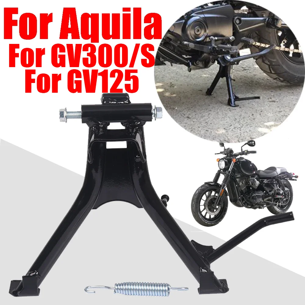 For HYOSUNG Aquila GV300S GV300 GV125 GV 300 S GV 300S Accessories Middle Kickstand Center Parking Stand Central Support Bracket