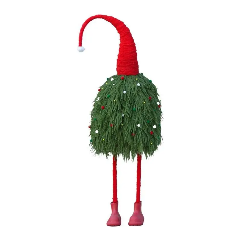 

Creative red hat Christmas tree floor ornaments, Christmas decoration living room decoration shopping mall clothing store
