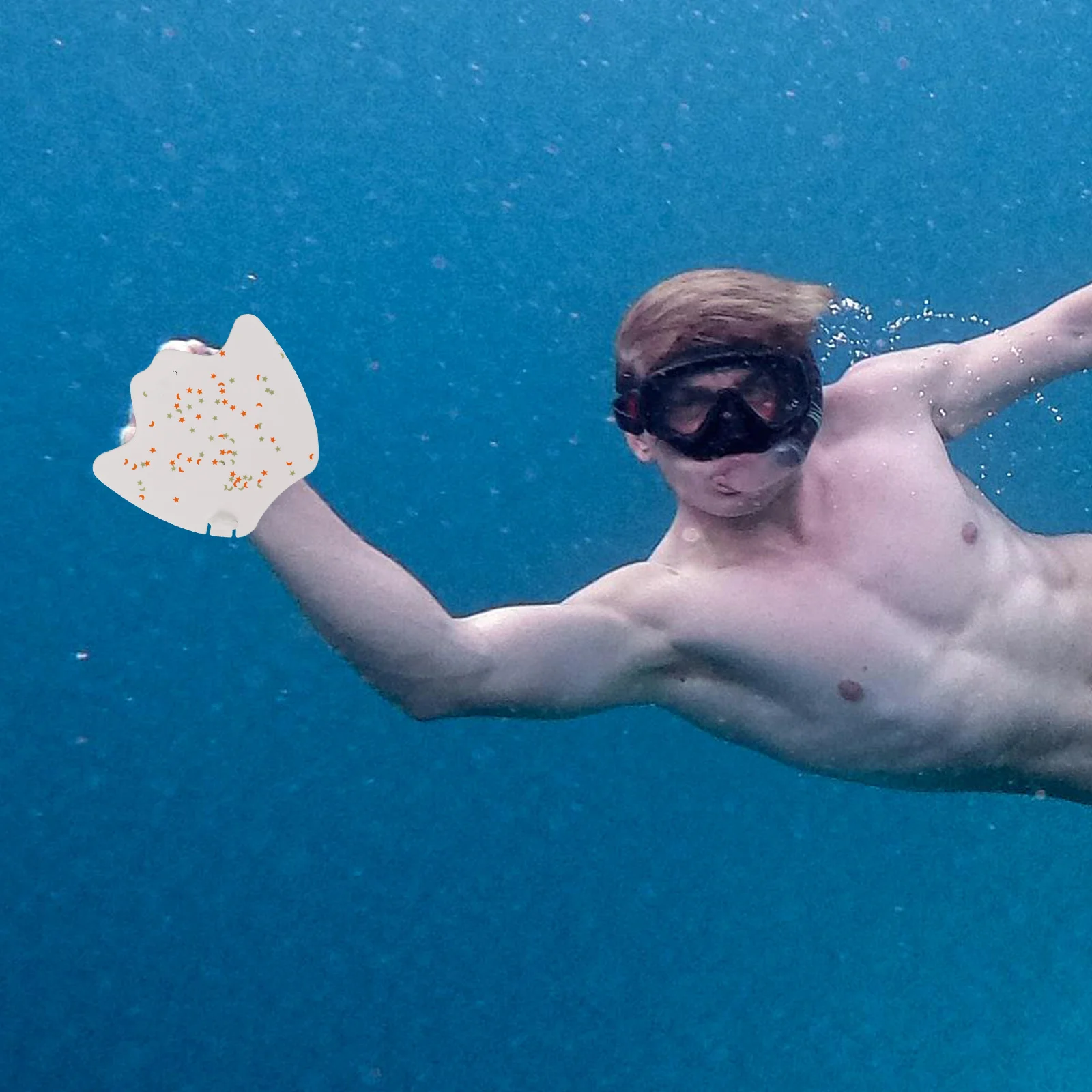 

1Pair Webbed Swim Gloves Silicone Swimming Training Gloves Adjustable Fit for Adults Kids Diving Water Exercise