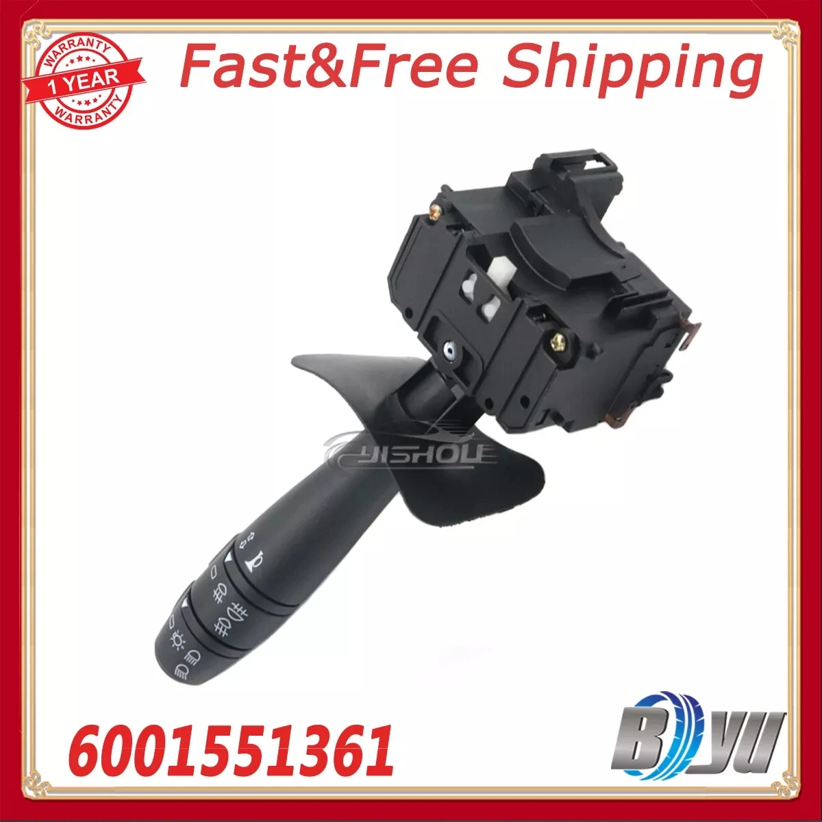 

6001551361 Автомобильный индикатор, переключатель указателя поворота рулевого управления для Dacia Logan 2004-2011 для Logan Express 2009-2011 MCV 2007--2017