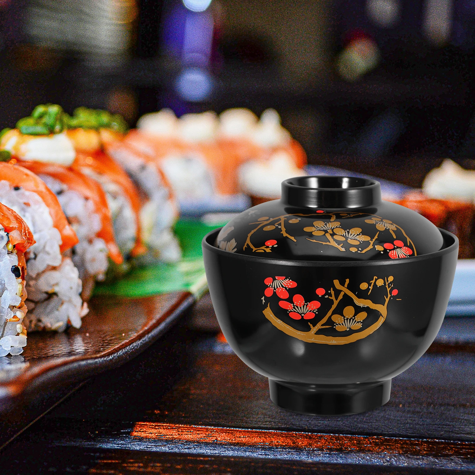

Soup Convenient Rice Bowl Bowl Japanese Rice Bowls Lightweight Non Slip Oil Proof Melamine Asian Kitchen Bar Utensils
