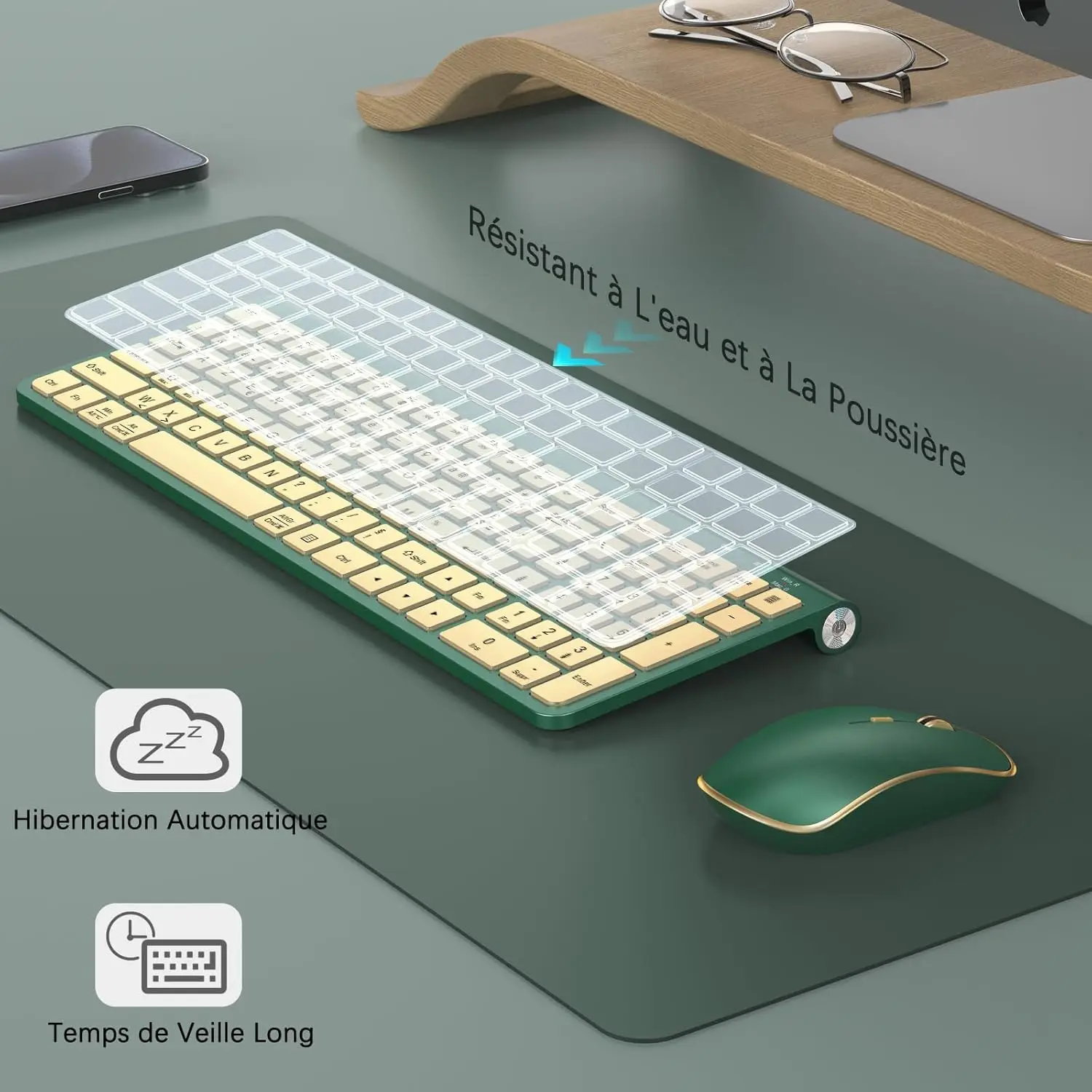 Ergonomic wireless keyboard an - Gaming Keyboard Ergonomic avis et prix