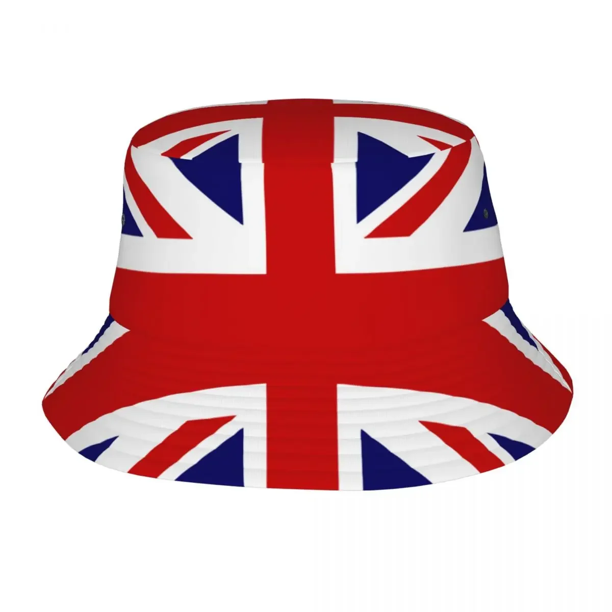 Headwear British Flag Union Jack Merchandise Bucket Hats Hot Sun Hat UK Flag Great Britain United Kingdom Bob Hat Fishing Hats