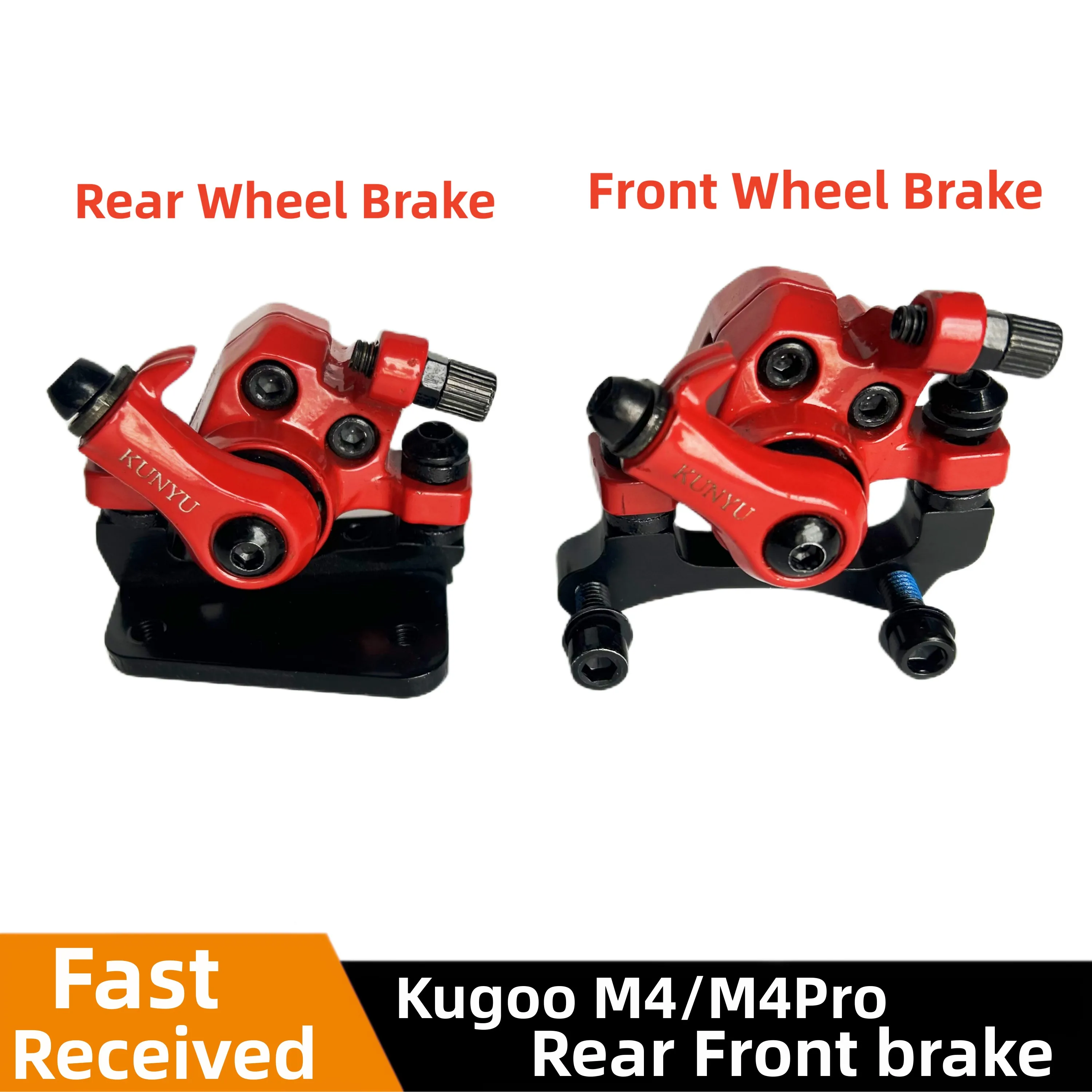 Electric Scooters  Rear Front brake  For KUGOO M4 and M4 PRO electric Skateboard brake base 140MM Disc brake spare parts