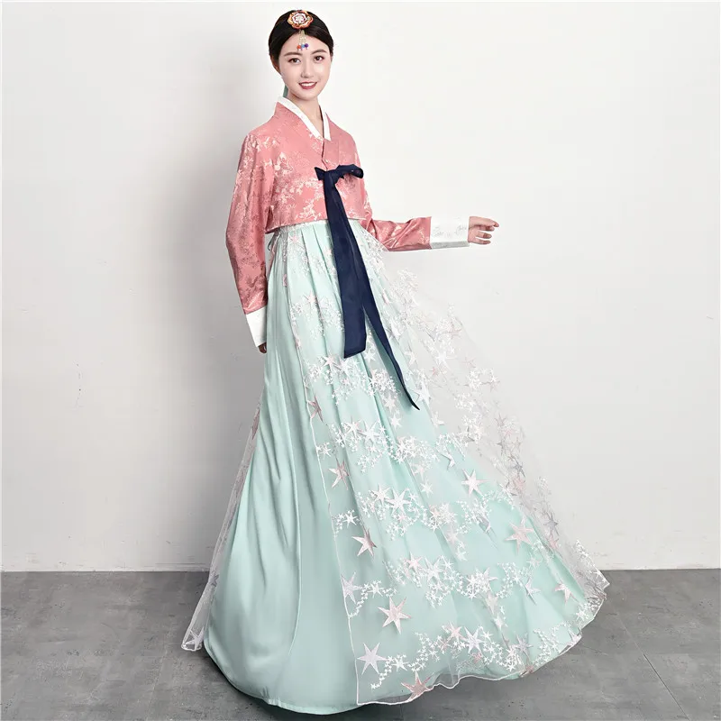 High Quality |Korean Clothing Women's Traditional Costume Court Wedding National Performance Stage Dance Ancient Suit