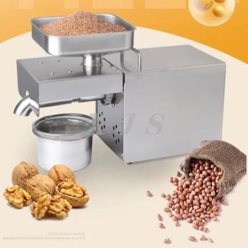 Automatic Sunflower Seed Fully Automatic Cold or Hot Mini Oil Press Machine/Coconut L/Palm /Olive /Soybean Extraction Machine
