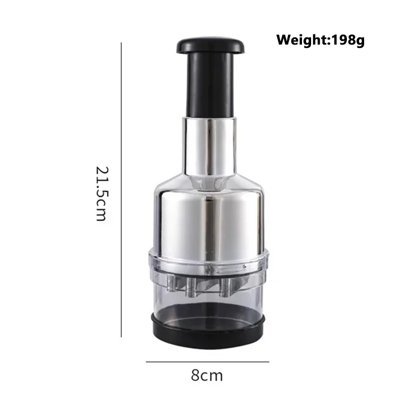 Multifunction Hand Press Food Cutter Onion Nuts Grinder Mincer Manual Safety Efficient Fruit Vegetable Chopper Kitchen Tools