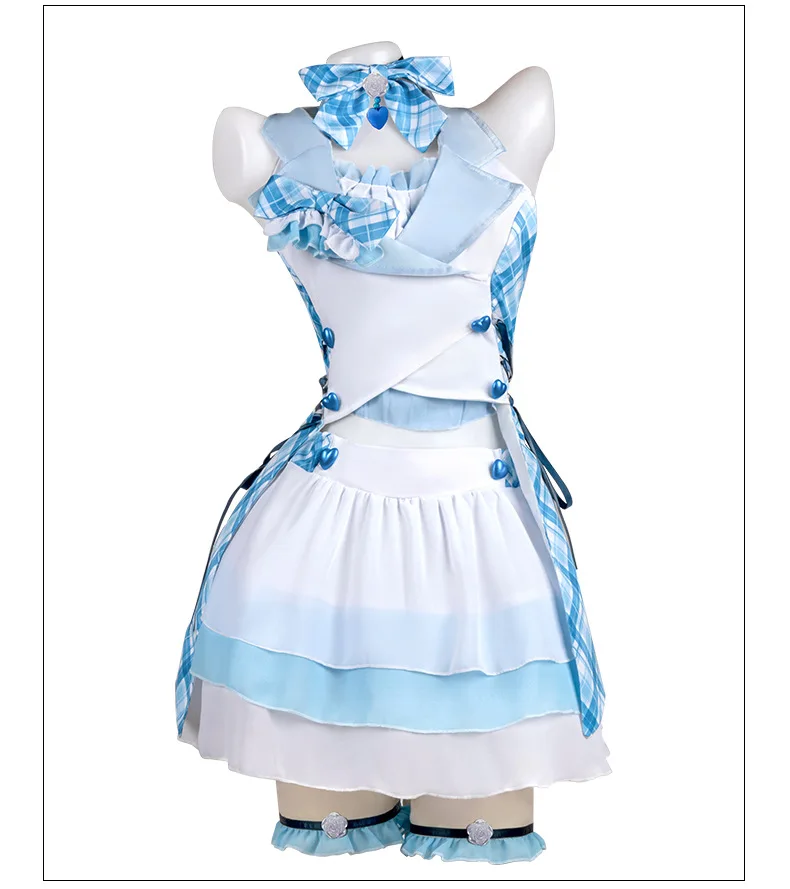 أنيمي لعبة Nekopara الفانيليا الشوكولاته تأثيري حلي Nekomimi الجنة الطباعة خادمة الملابس امرأة مثير Kawaii كرنفال البدلة