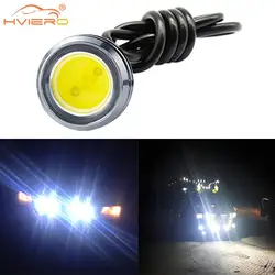 23mm Auto DRL 12V Car Led Eagle Eye Bulb DayTime Running Turn Signal Lights Backup Reversing Parking Lamps Waterproof Fog Silver