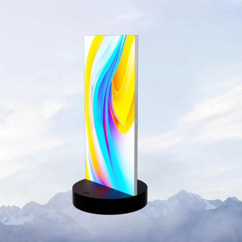 

Rotating LED poster screen, ultra-thin LED poster screen, high brightness mechanical rotating LED screen