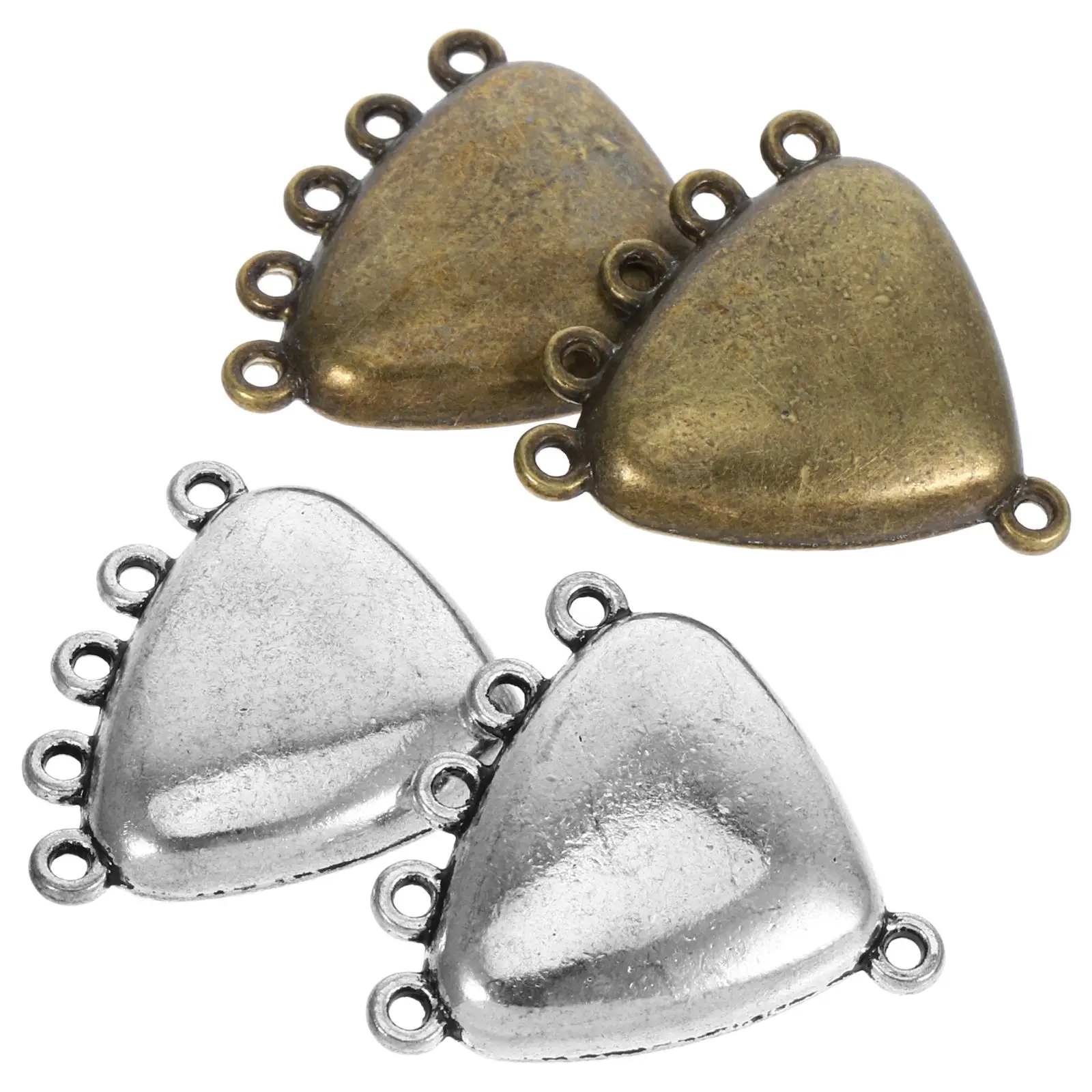 

4 Pcs Alloy Jewelry Accessories Boho Charms for Making Assorted Necklace Beads Bow Pendant Bracelets Bail