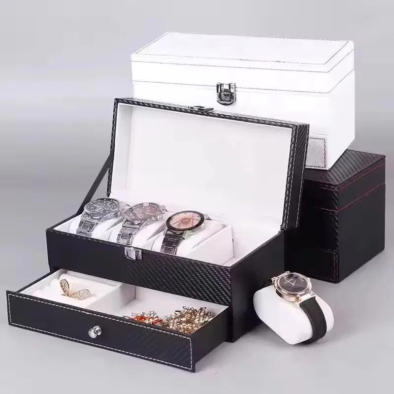 NEW Multi-Purpose Home Storage Box Small Objects Organizer Box Watch Storage Case Leather Gift Box Glasses Storage Box