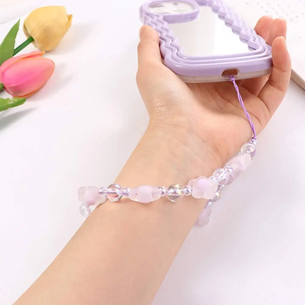 

Charm Lanyard Laser Beads Elf Style Phone Chain Hanging Rope Mobile Phone Straps Hand Strap Wrist Hand Lanyard