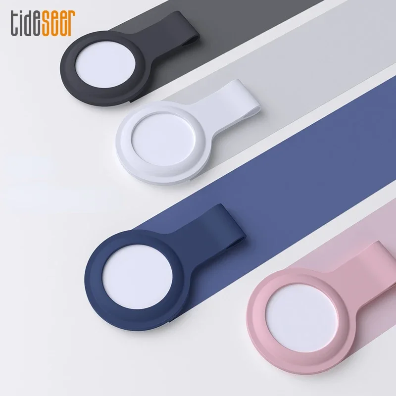 

Soft Silicone Protective Case for Apple Airtags Cover Hangable Keychain Locator Tracker Anti-lost Device Shell For Airtag Sleeve