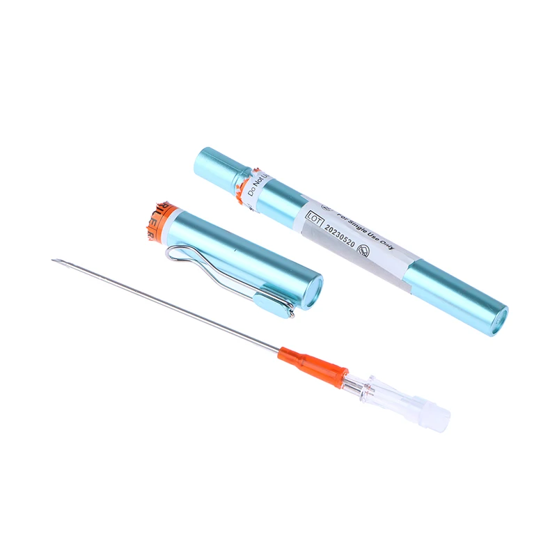 

Rescue Pneumothorax Needle Trauma Medical Ifak Chest Cathether Needlecatheter 14GX82MM Needle Decompression Edc First Aid Kit
