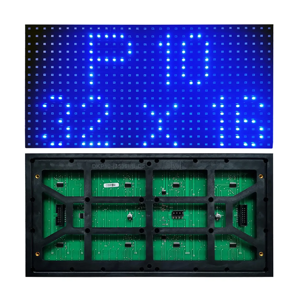 

SMD P10 single blue color LED module led panels,LED matrix 32x16, indoor LED display module,LED advertising sign 320mm*160mm