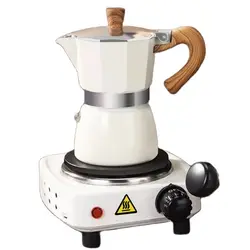 Máquina de café expresso lavada à mão Mocha Pot Set, panela de extração de válvula dupla, máquina de café doméstica