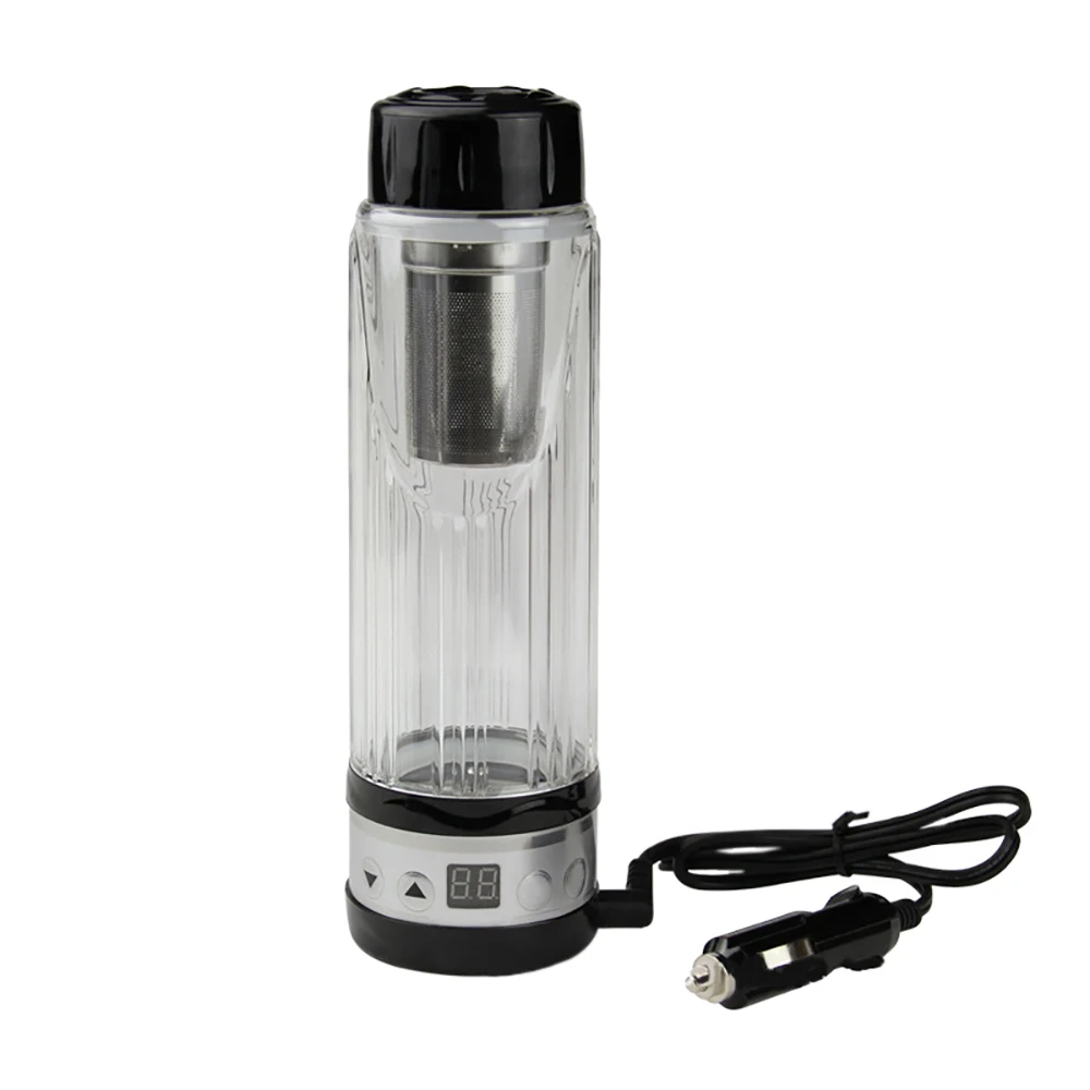 

12V/24V 420ML Car Electric Kettle Car Heating Cup Thermos Heating Water Bottle Car Kettle Thermos for Water Tea Milk