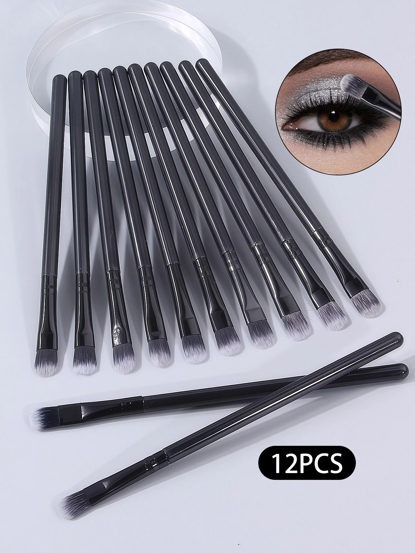 12-Piece Professional Eye Makeup Brush Set