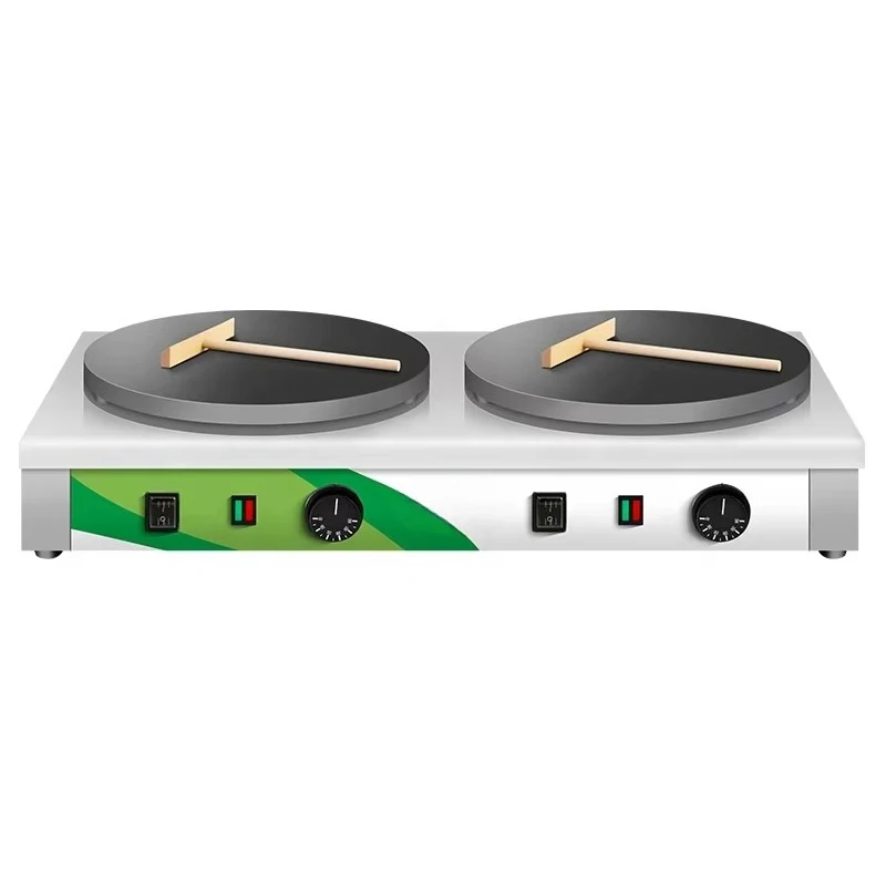 Popular Double Head Stainless Steel Commercial Crepe Pancake Manufacturer