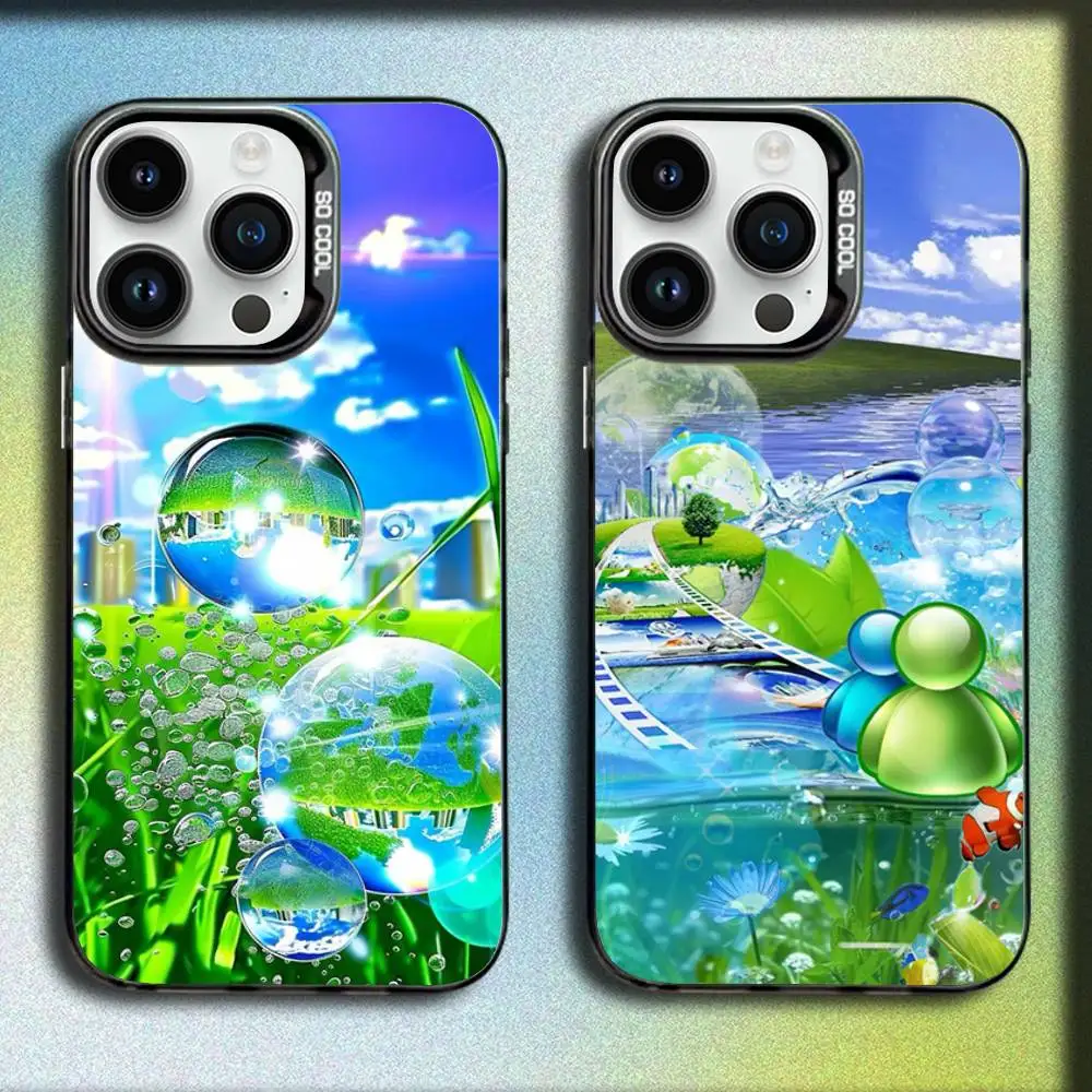 Funda de teléfono Art Frutiger Aeros para iPhone 17,16,15,14,13,12,11,Pro,Max,Plus,E,SE4,Air,Mini caja IMD negra