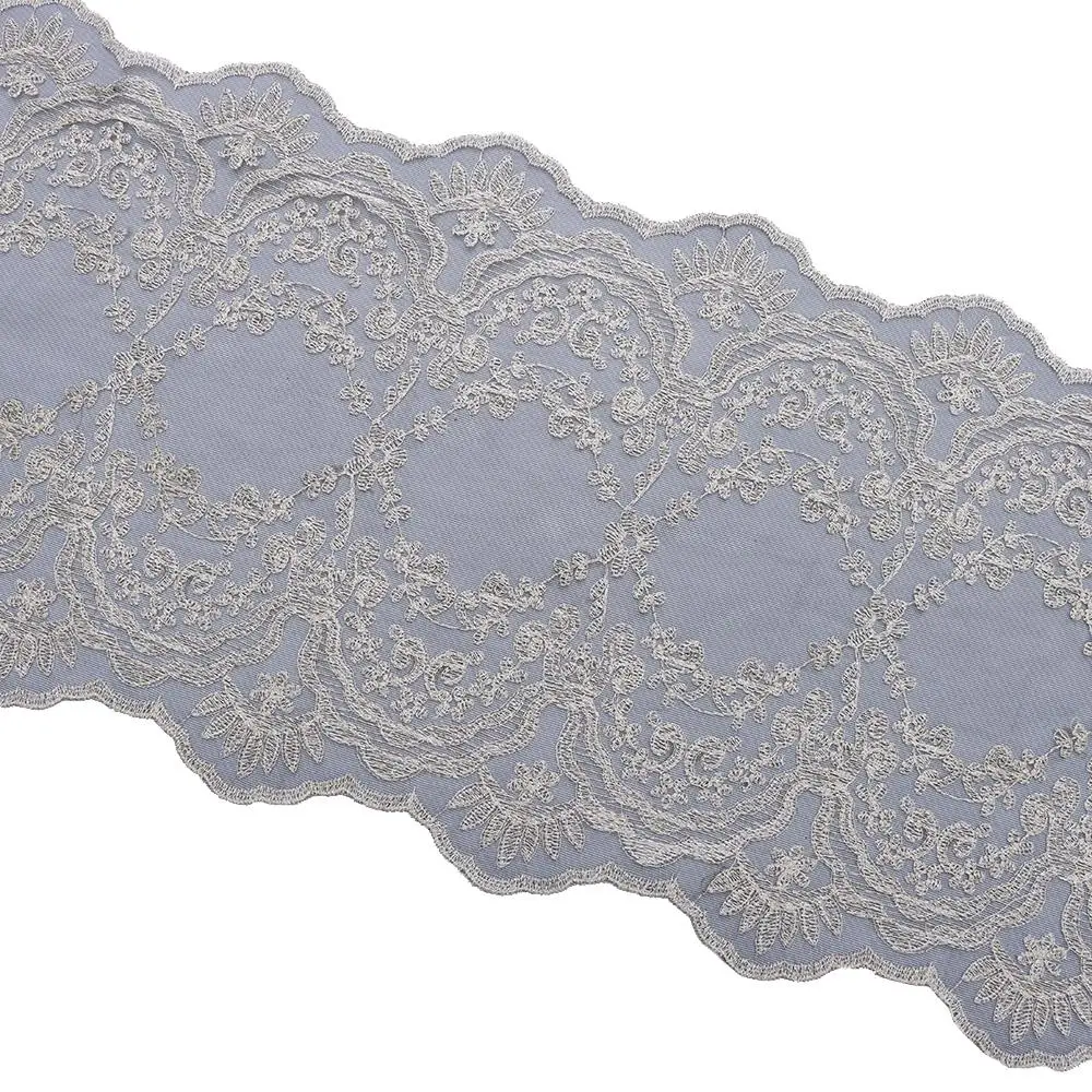 Delicate Terylene Table Runners White/Black/Brown 30*120/30*180 CM Tea Table Decorative Cloth White Lace Table Runner Dinning