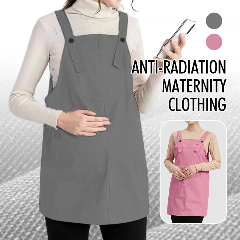 Radiation Protection Maternity Clothes For Pregnant Women Radiation Protection EMF Shielding Dress Lay Outwear Aprons