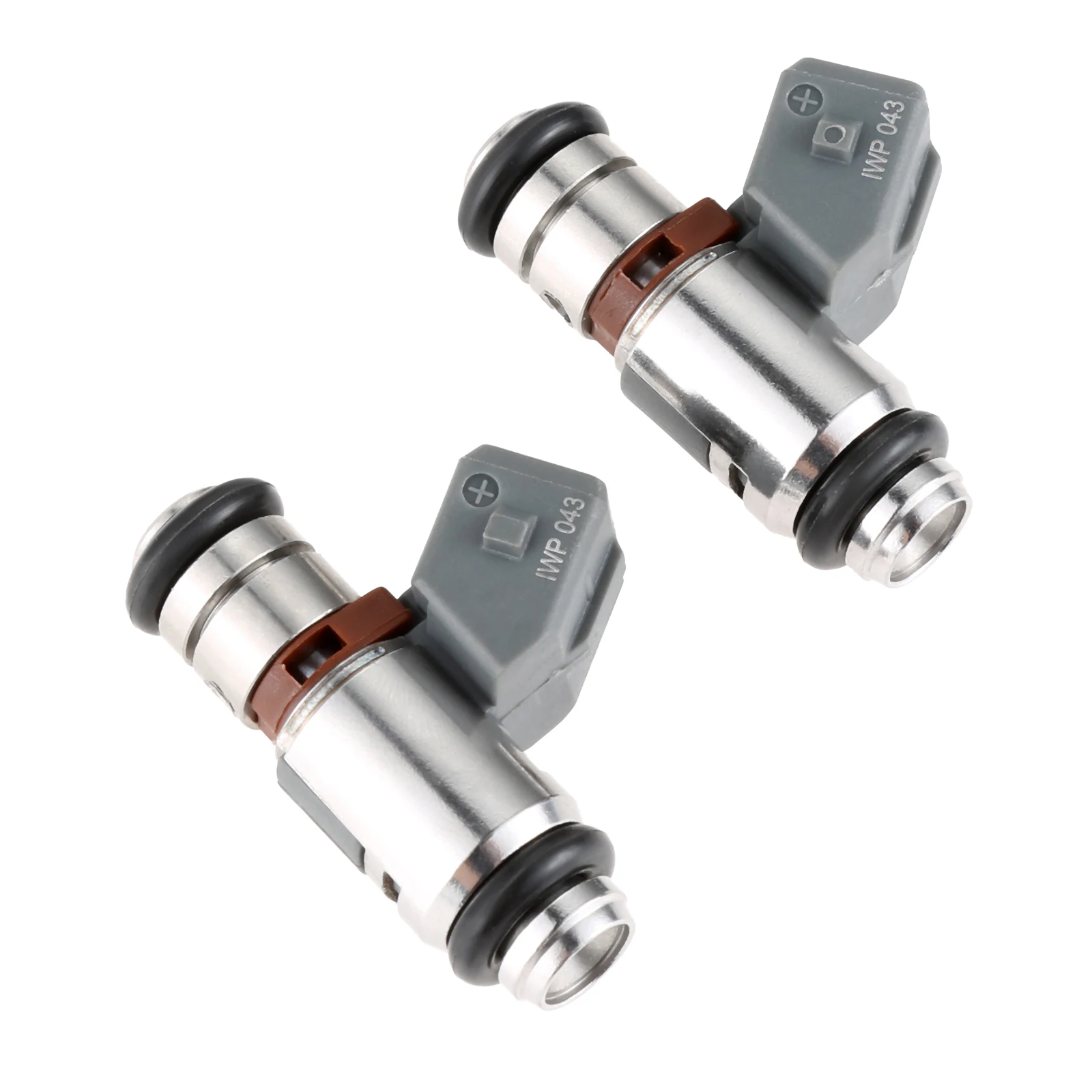 2pcs Auto Fuel Injectors for Harley Davidson Dyna Electra Glide Road King Twin Cam IWP043 27609-01B 28040071A 0539980311 CIN9176