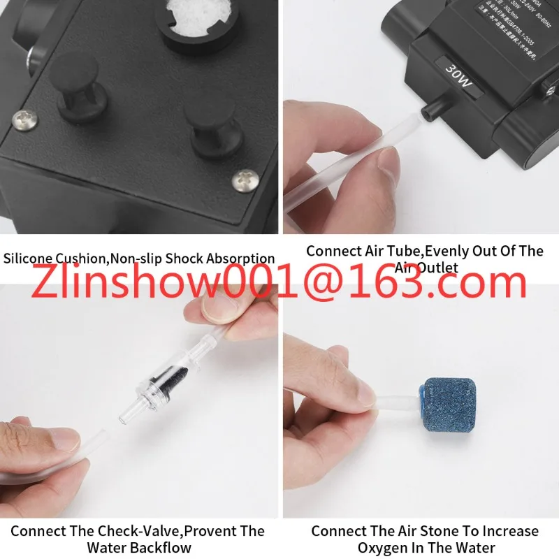 Electromagnetic air pump oxygenation fish tank oxygenation tank, supporting aquaculture oxygen high-power air pump