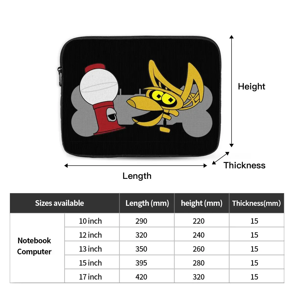 MST3K - The Bots Notebook Laptop Bag Case Pouch 10 12 13 15 17 Inch For Macbook Air Pro Tablet Shockproof Case Bag