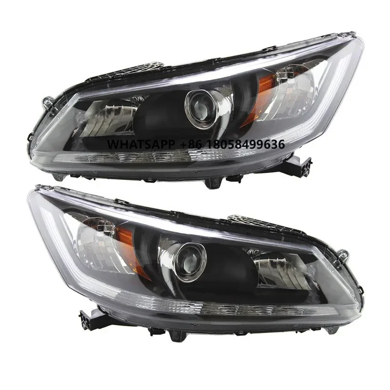 

Auto Parts for Honda 13-15 Accord US Standard Headlights Accord Original Car with LED Day Running Lights