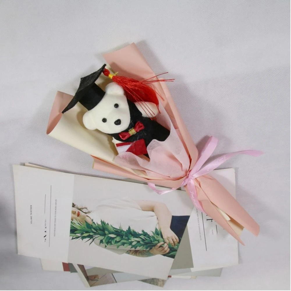 

Новый букет, украшение, медведь, букет, игрушка, подарок на выпускной, букет животных, мультяшный милый медведь, День учителя