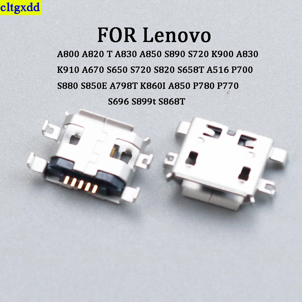 cltgxdd 5-10piece charging port micro connector for Lenovo A800 A820 A850 S890 S720 K900 A830 S899t S868T tail plug