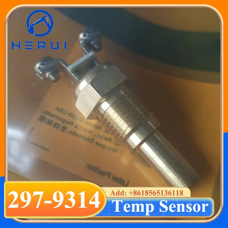 

Excavator E320B E320C Water Temp Sensor 5I-7578 297-9314 34390-00800 5I7578 2979314 for Spare Parts