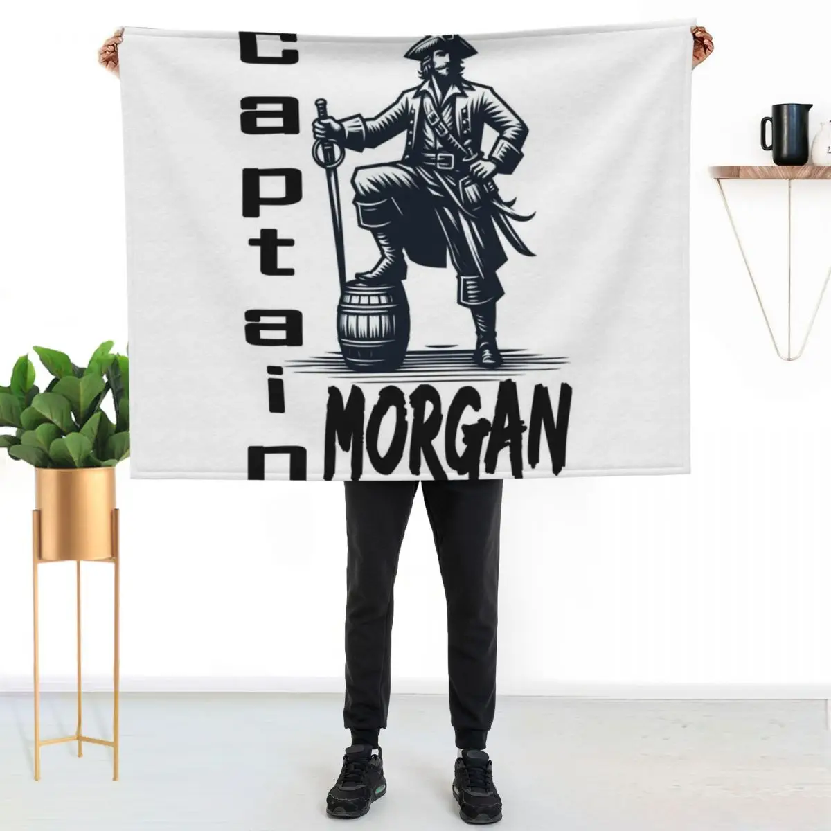 Captain Morgan Throw Blanket valentine gift ideas sofa bed anime Blankets Sofas Of Decoration Beach Softest Blankets