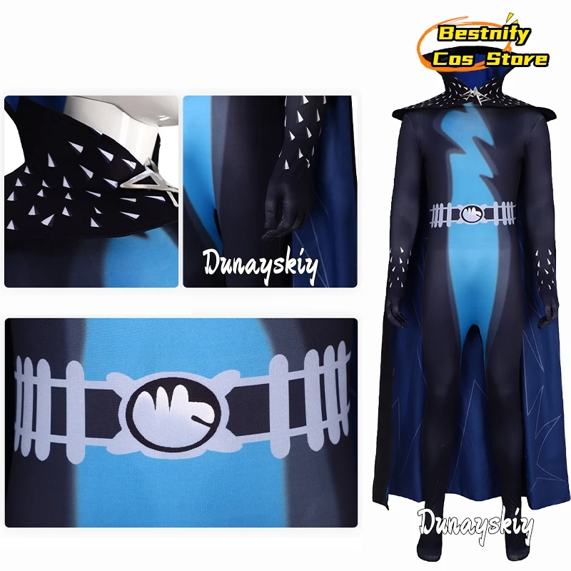 أزياء كوسبلاي أنيمي ميجامند التأثيرية للجنسين، بدلة عباءة، بدلة موحدة لحفلات الهالوين، ملابس لعب الأدوار