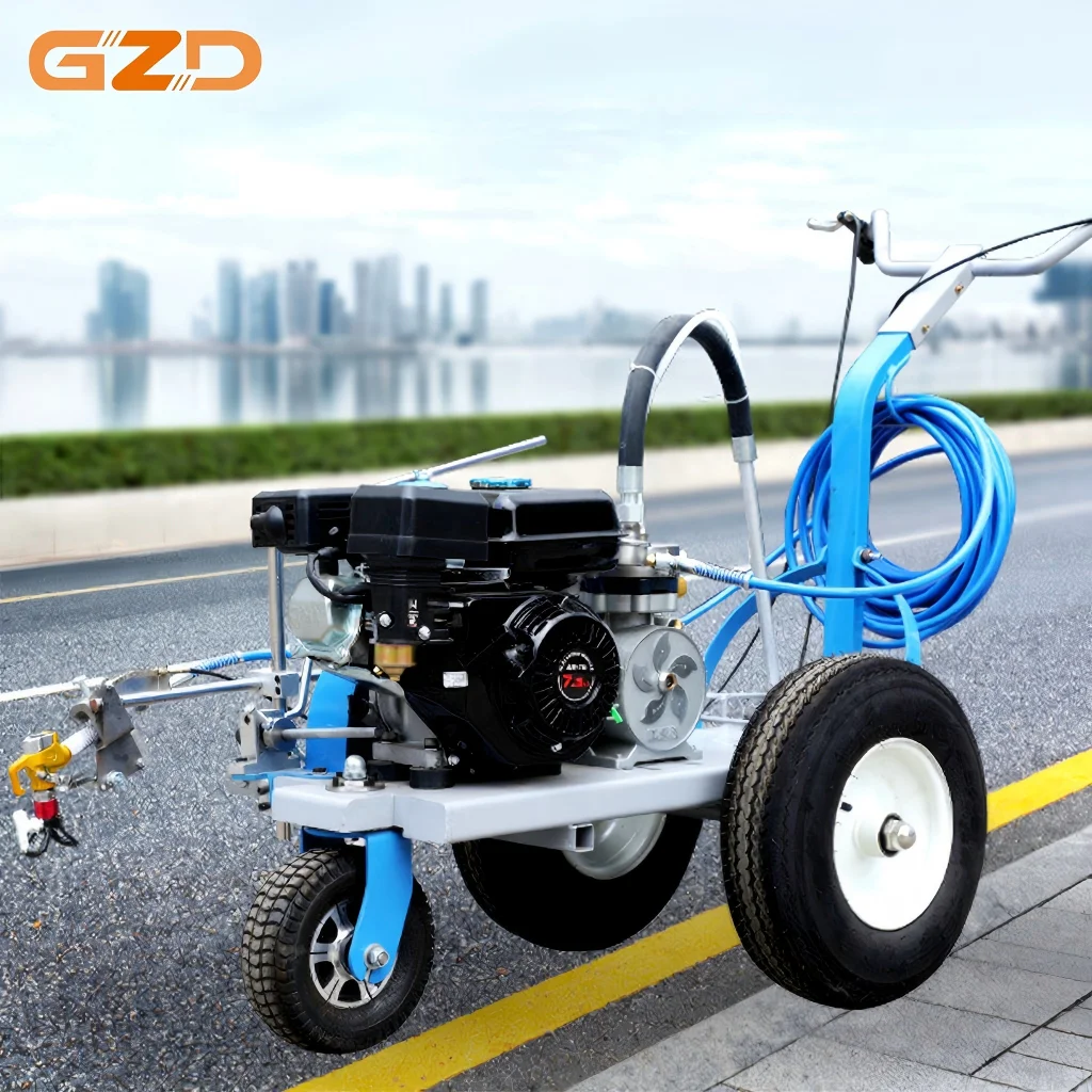 

Cold Spray Road Marking Machine With Adjustable Nozzle Efficient Line Striper For Traffic Marking & Pavements