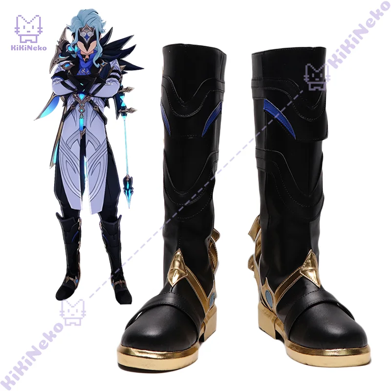 لعبة Genshin Impact Dottore أحذية كوسبلاي Il Dottore أحذية كوسبلاي للهالوماس كوميكون لعب الأدوار الدعامة للنساء البالغات