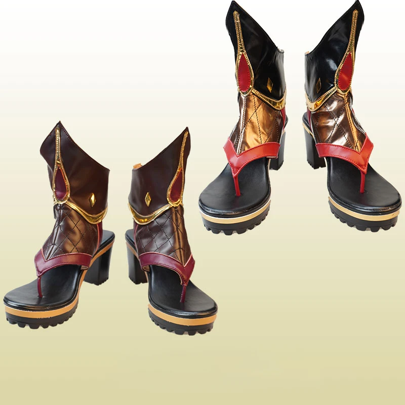 New Game Cosplay  Boots Game Genshin Impact Kuki Shinobu Shoes Halloween Party Costume Accessories Custom Made