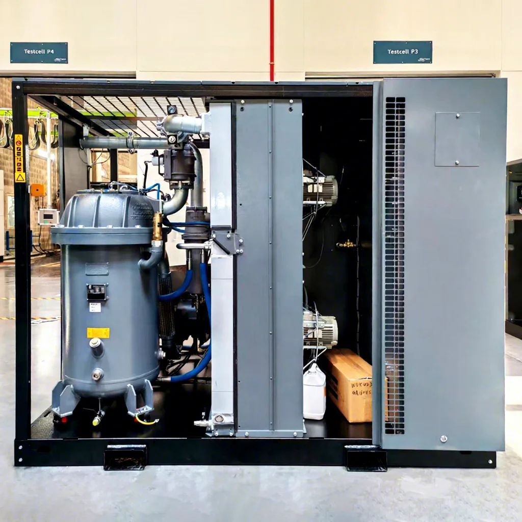 Atlas Copco GA160 VSD+ Variable Speed Drive Screw Air Compressor 160 KW 8.6 Bar Energy Saving Industrial Machine